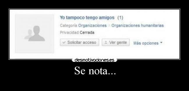 Se nota... -