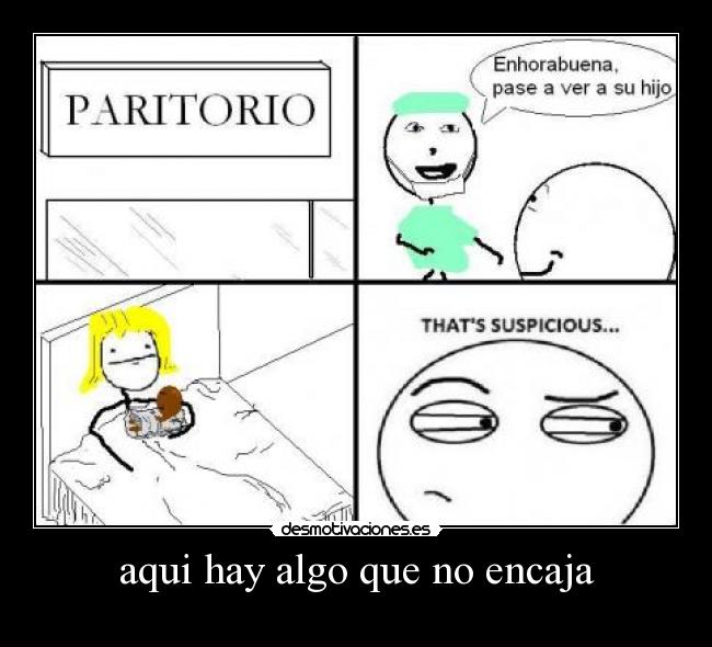 aqui hay algo que no encaja -