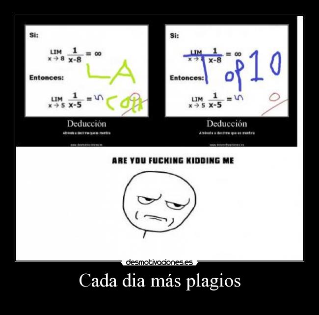 Cada dia más plagios - 