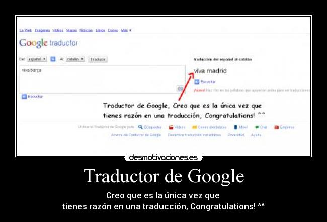 Traductor de Google -