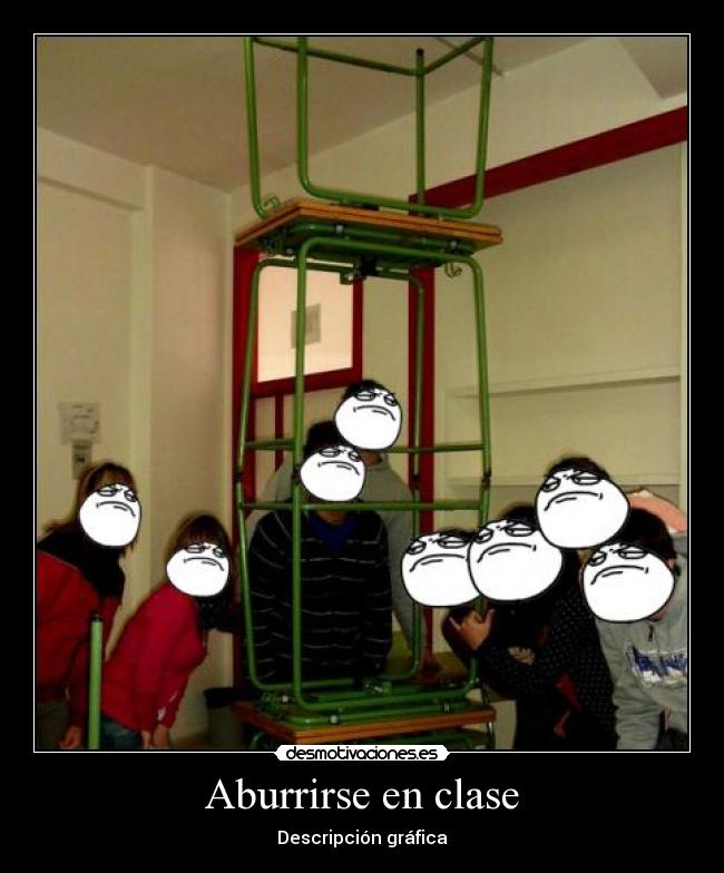 Aburrirse en clase -