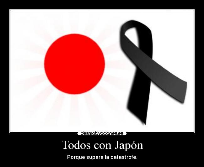 Todos con Japón -