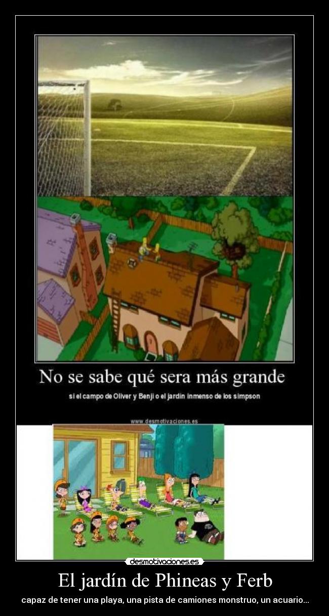 El jardín de Phineas y Ferb -