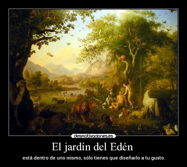 El jardín del Edén -