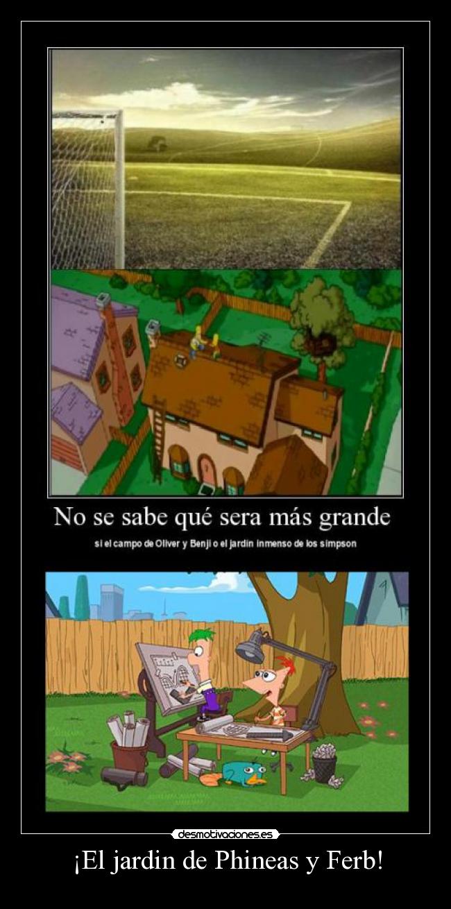 ¡El jardin de Phineas y Ferb! - 