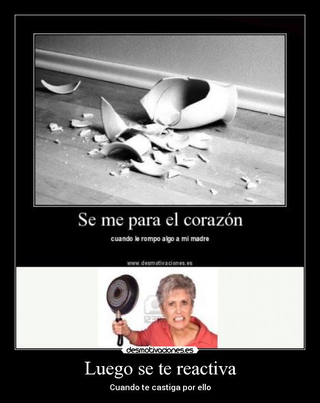 carteles romper algo madre cabreada desmotivaciones