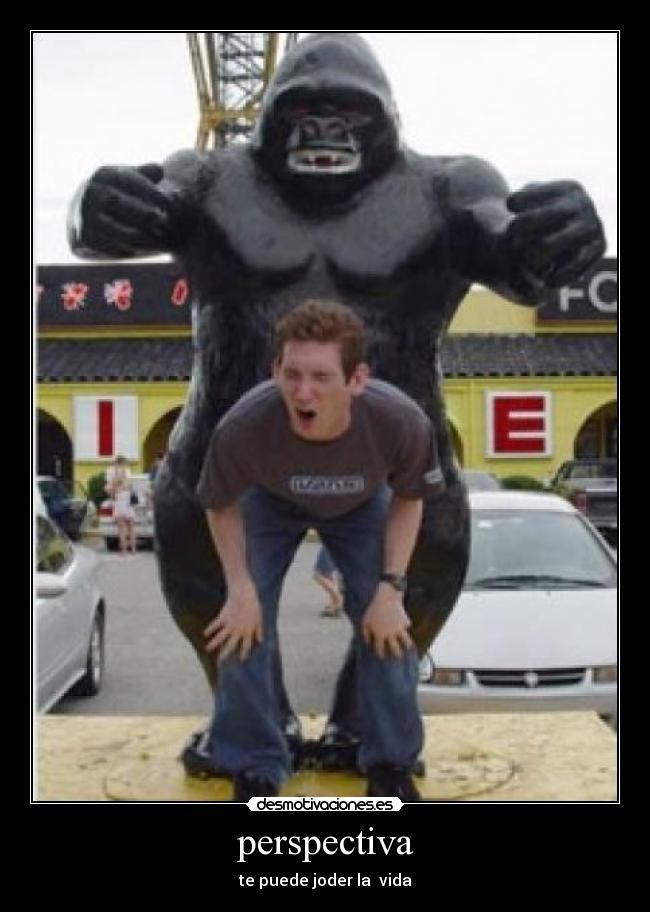 perspectiva - te puede joder la  vida