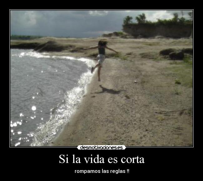Si la vida es corta -
