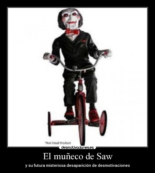 El muñeco de Saw -