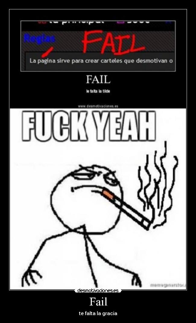 Fail - te falta la gracia