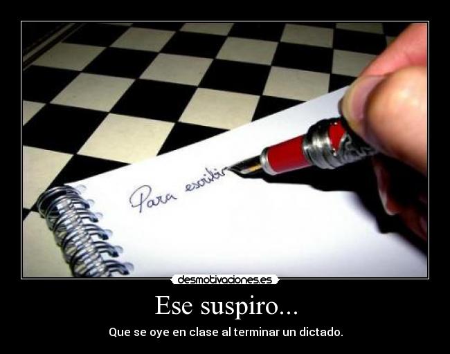 Ese suspiro... - 