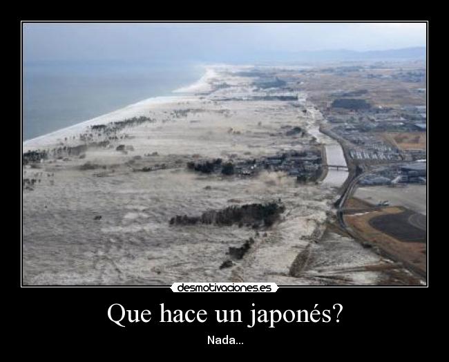 Que hace un japonés? -