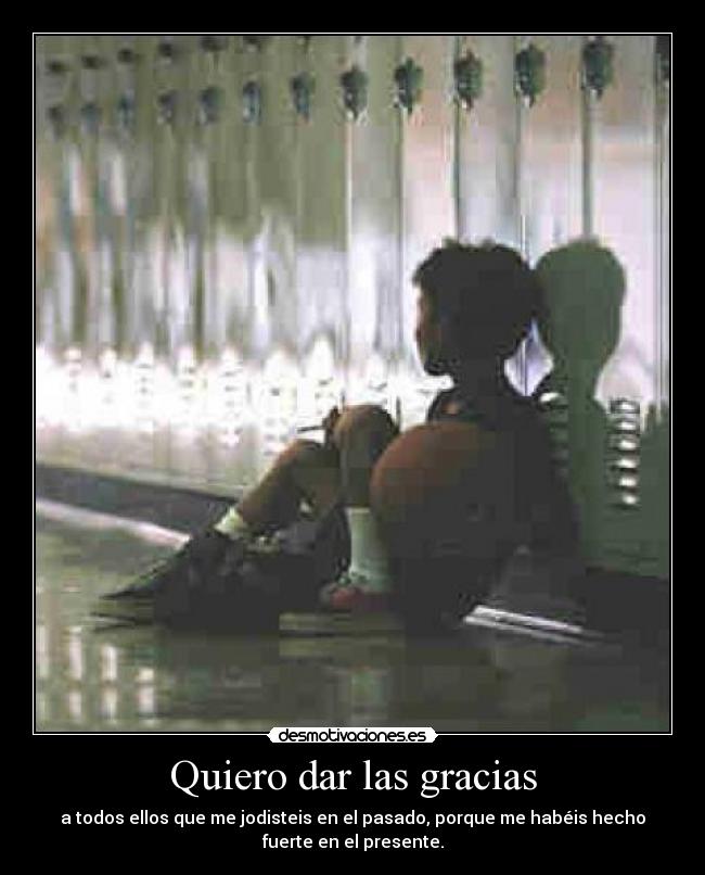 Quiero dar las gracias - 