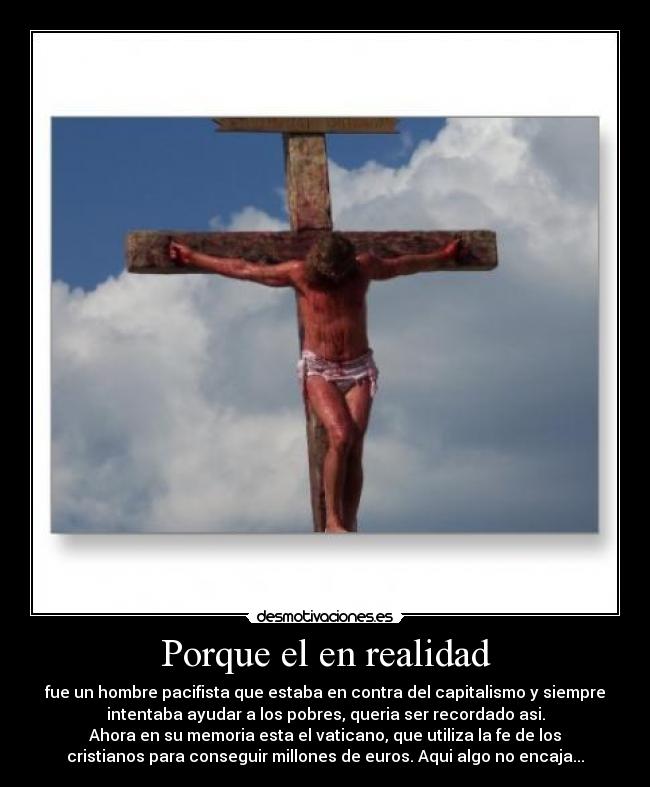 Porque el en realidad -