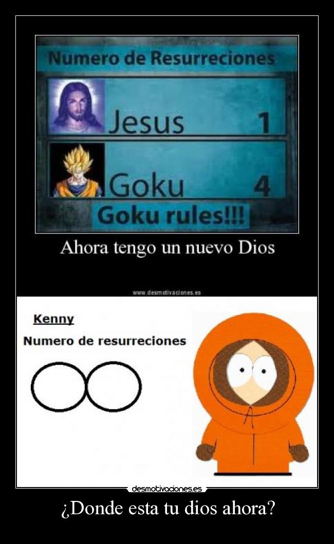 ¿Donde esta tu dios ahora? - 