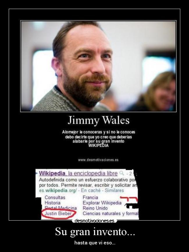 Su gran invento... - hasta que vi eso...