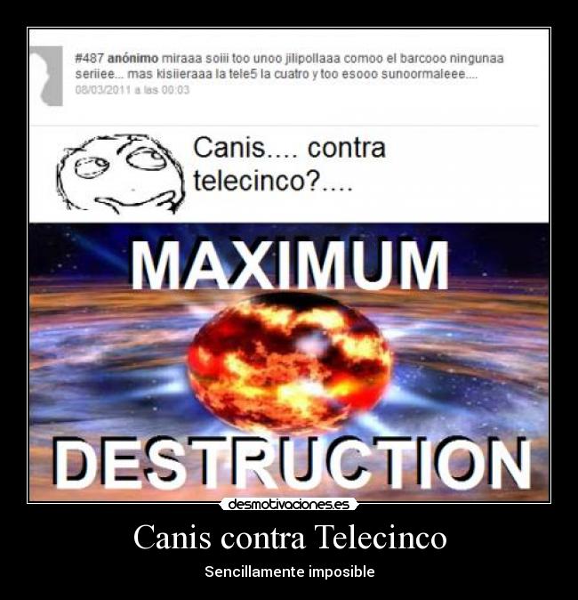 Canis contra Telecinco -