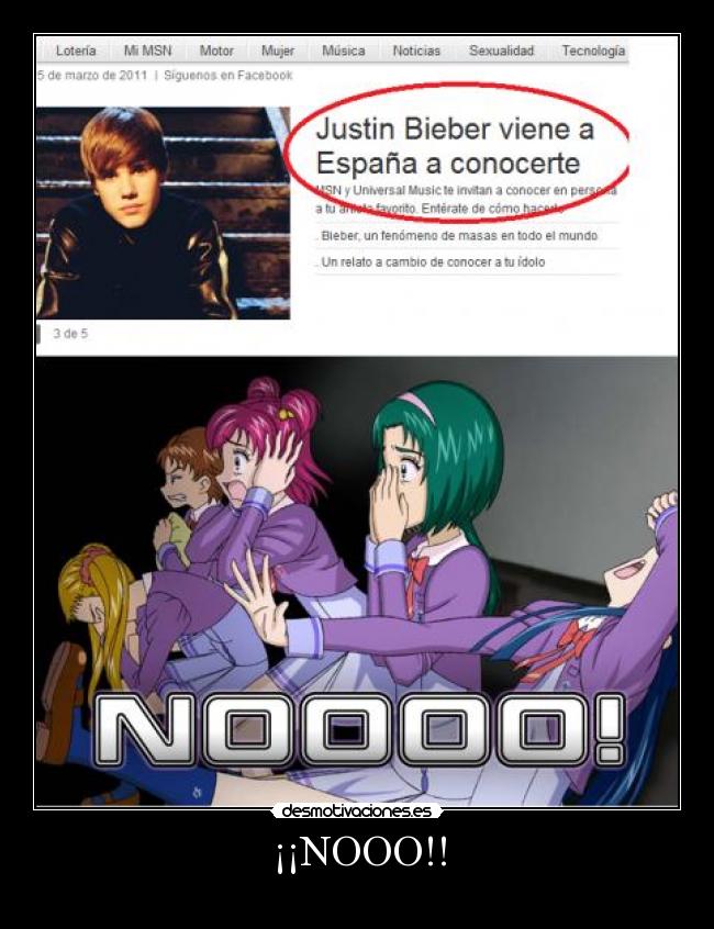 carteles justin bieber noo antibieber belieber viene espana visitarte desmotivaciones