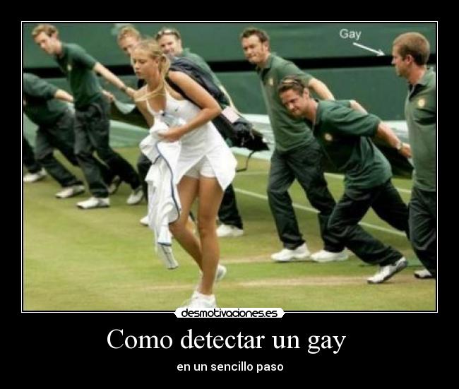 Como detectar un gay -