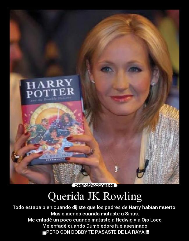 Querida JK Rowling -