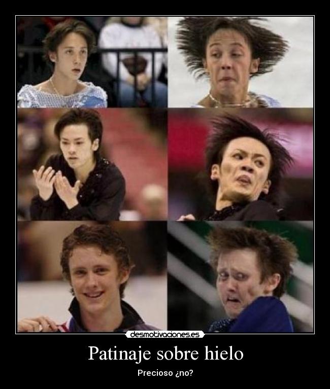 Patinaje sobre hielo - Precioso ¿no?