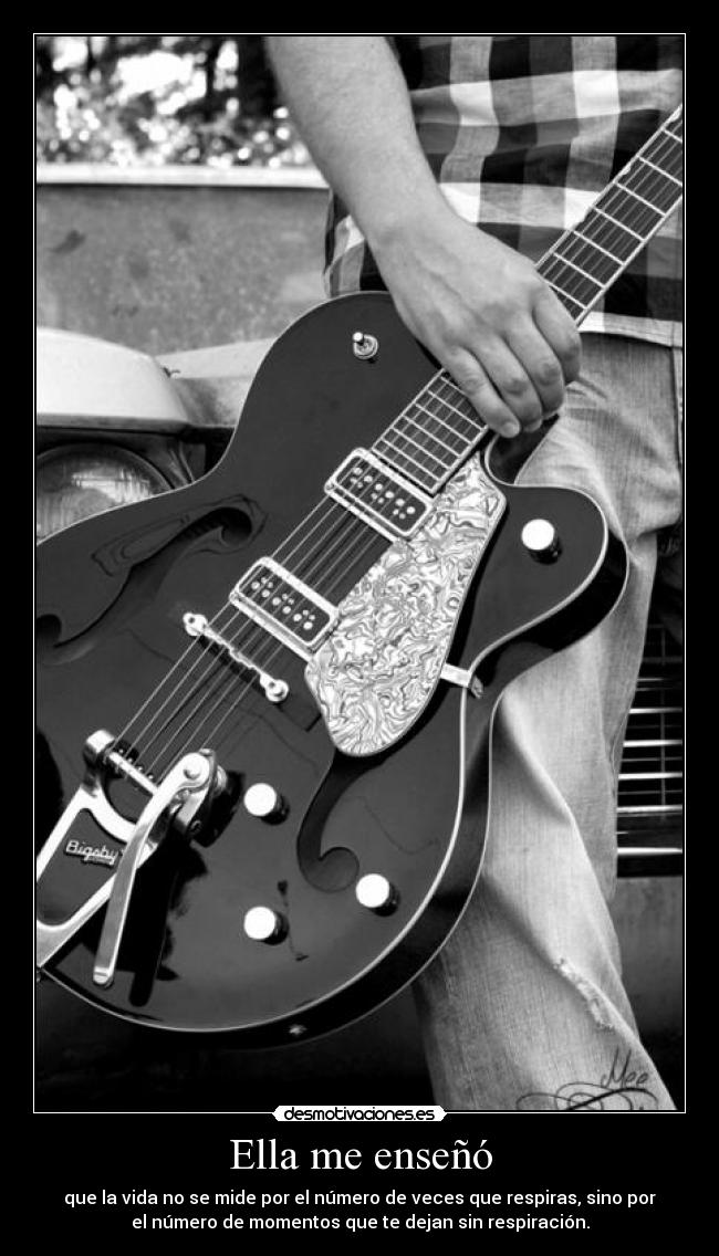 Ella me enseñó -