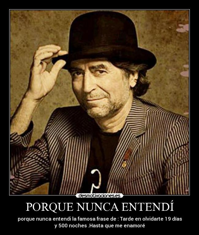 PORQUE NUNCA ENTENDÍ - 