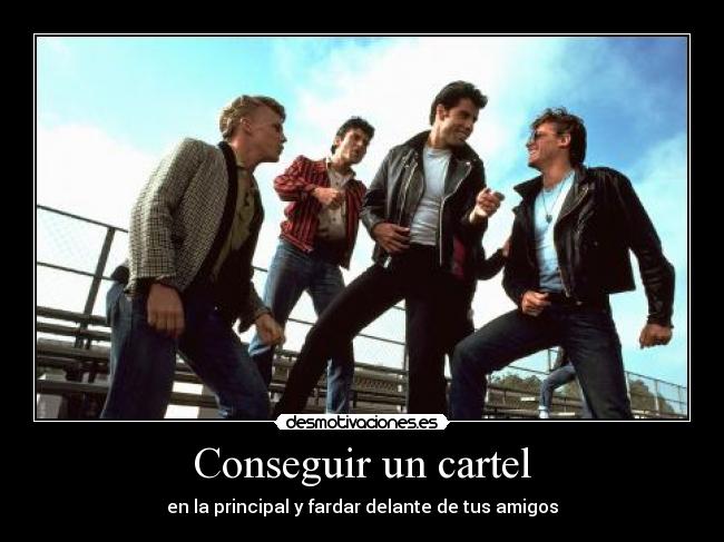 Conseguir un cartel -