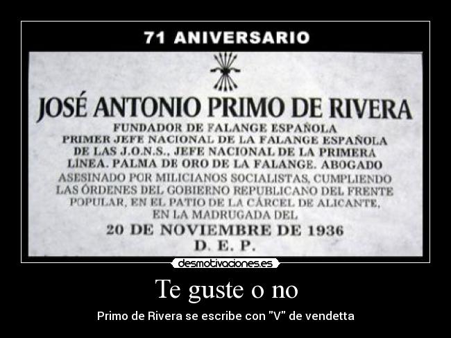 carteles jose antonio primo rivera falange las jons desmotivaciones