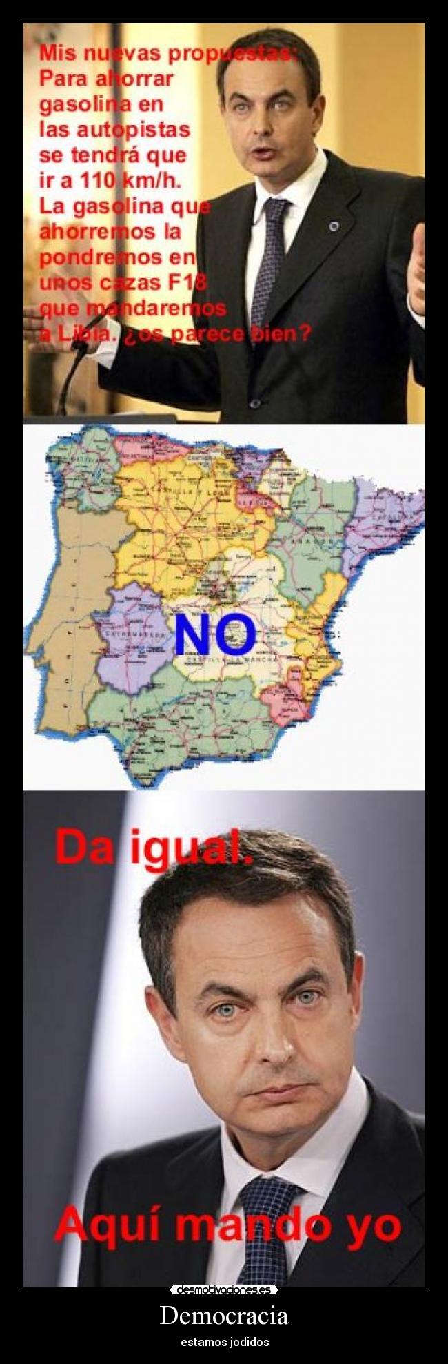 Democracia - estamos jodidos