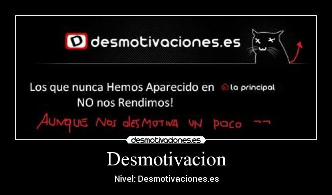 Desmotivacion - 