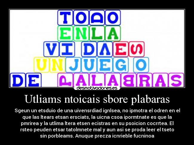 Utliams ntoicais sbore plabaras -