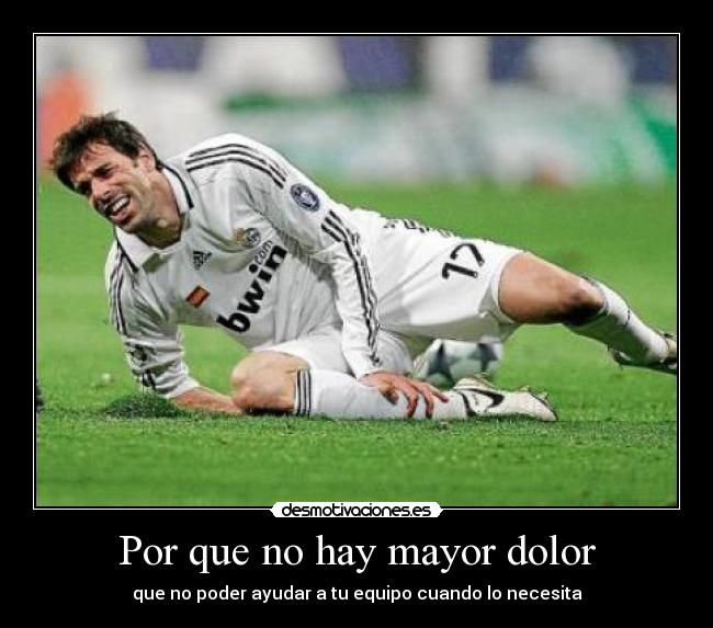 Por que no hay mayor dolor - que no poder ayudar a tu equipo cuando lo necesita
