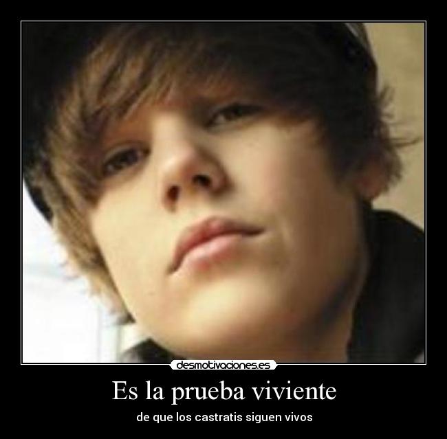 Es la prueba viviente - de que los castratis siguen vivos