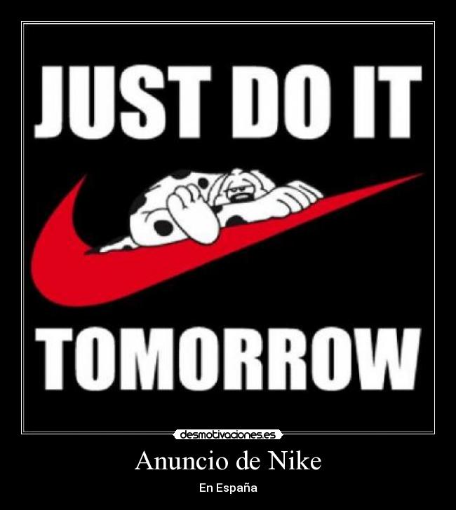 Anuncio de Nike -