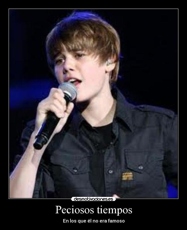 Peciosos tiempos - En los que él no era famoso