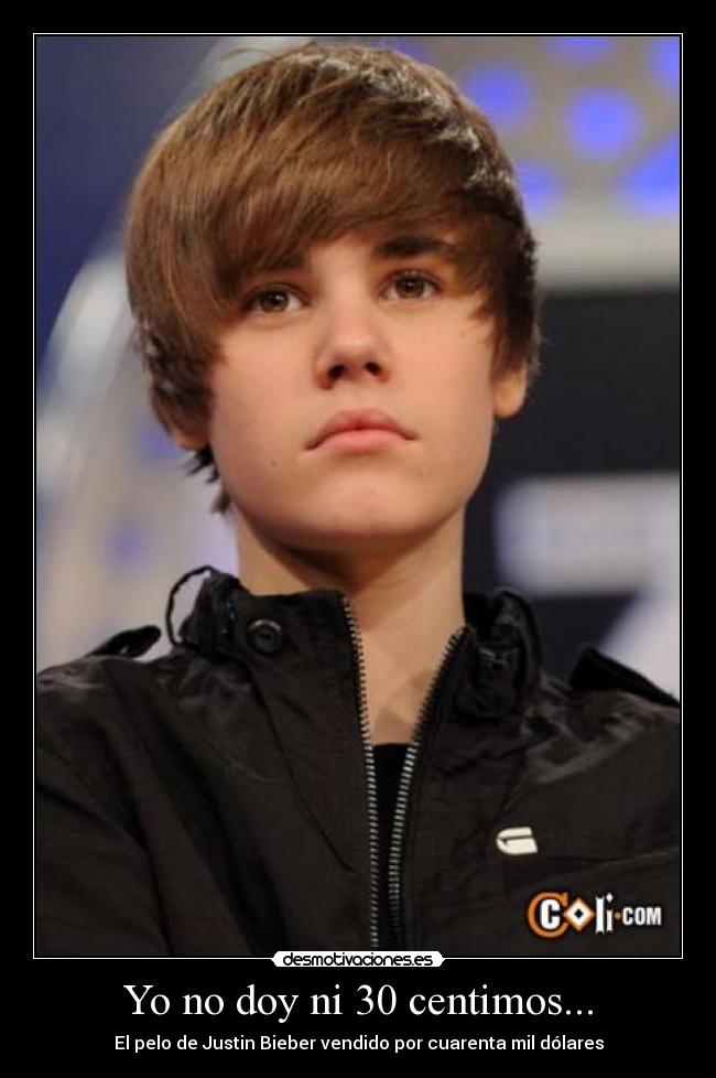 Yo no doy ni 30 centimos... - El pelo de Justin Bieber vendido por cuarenta mil dólares