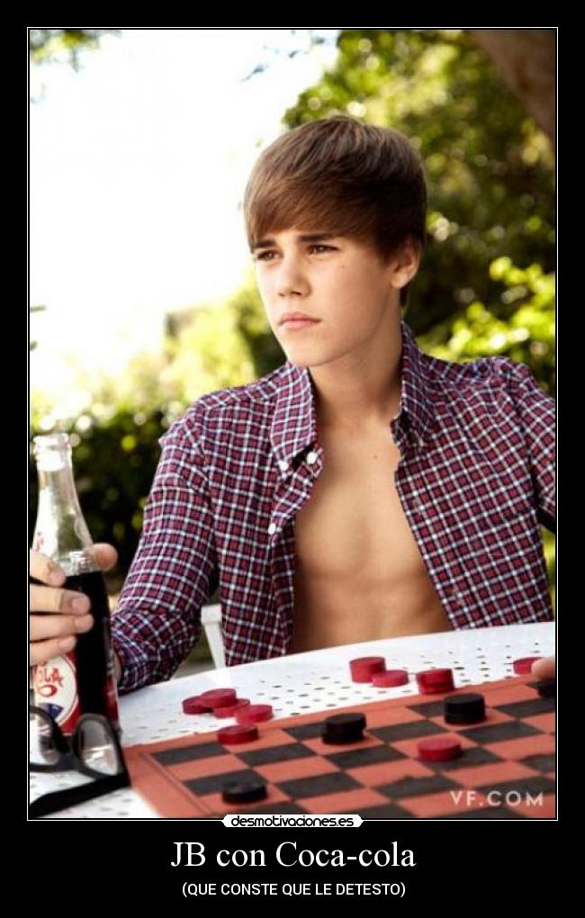 JB con Coca-cola -