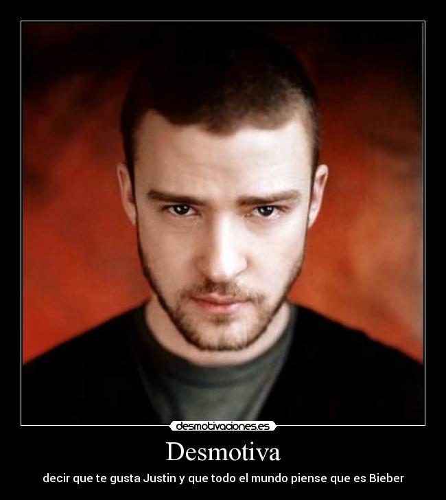 carteles justin timberlake desmotivaciones