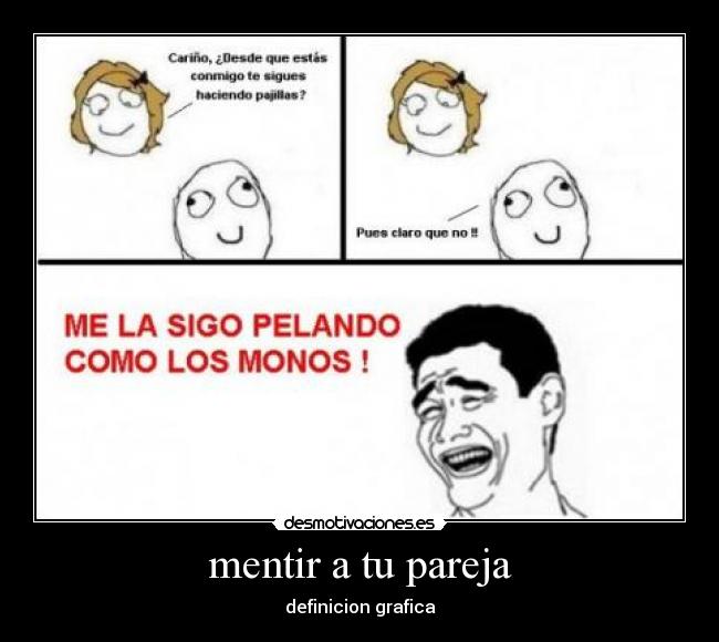carteles mentir pareja desmotivaciones