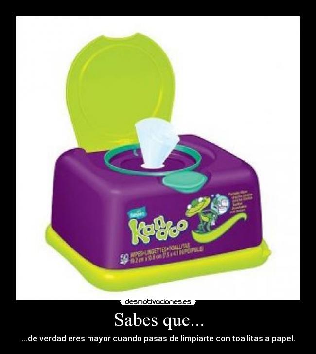 Sabes que... -