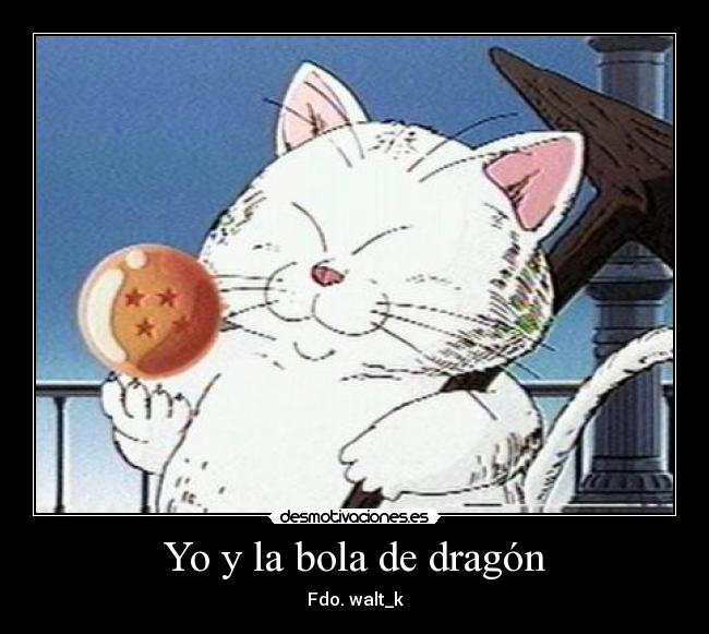 Yo y la bola de dragón - Fdo. walt_k