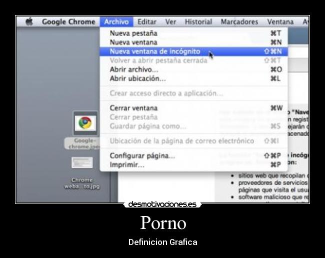 Porno - Definicion Grafica