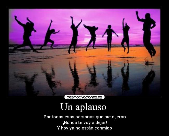 Un aplauso  - 