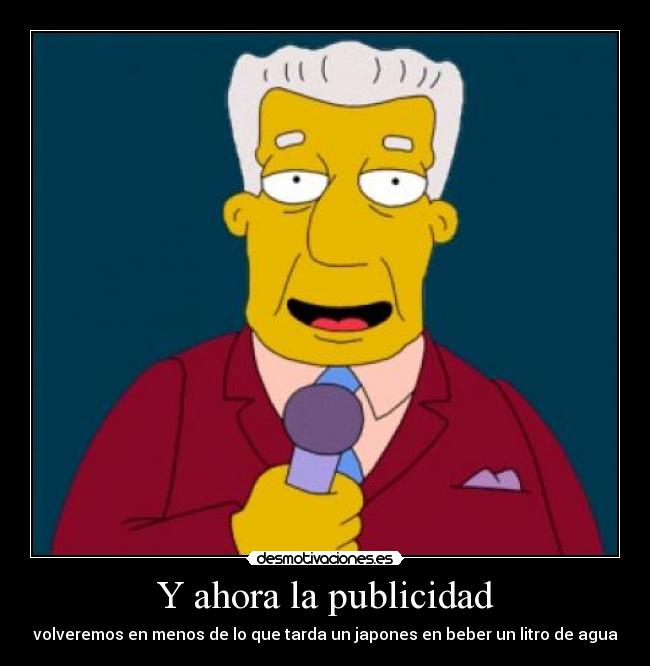 Y ahora la publicidad - 