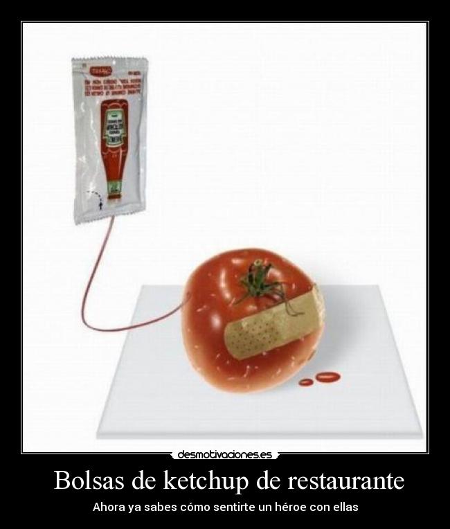  Bolsas de ketchup de restaurante - 