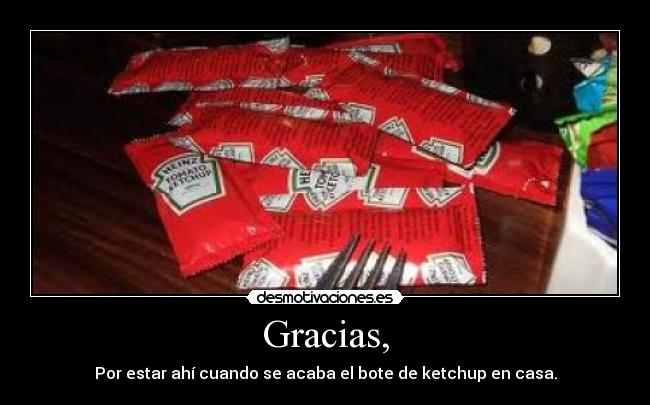 Gracias, -
