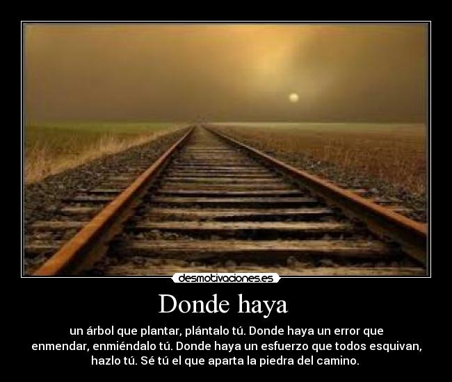 Donde haya  - 