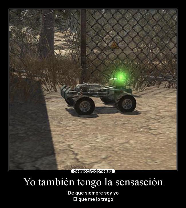 Yo también tengo la sensasción - 