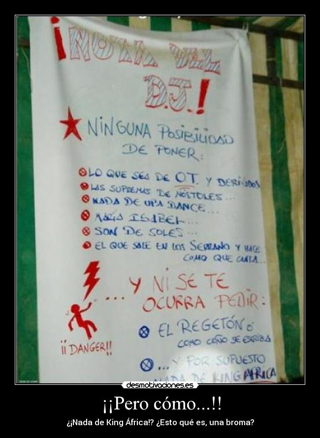 ¡¡Pero cómo...!! - ¿¡Nada de King África!? ¿Esto qué es, una broma?